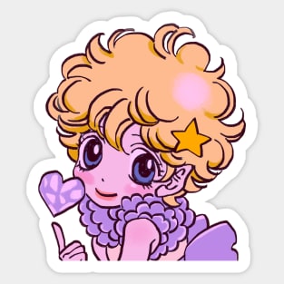 I draw pink vanilla mieux with a heart / sugar sugar rune Sticker